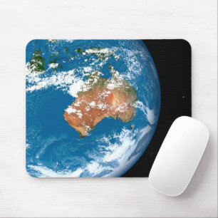 Planet Earth Showing Clouds Over Australia. Mouse Mat