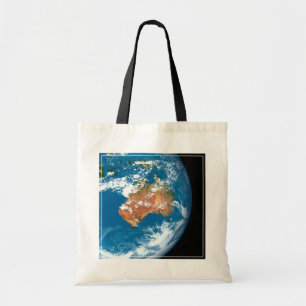 Planet Earth Showing Clouds Over Australia. Tote Bag