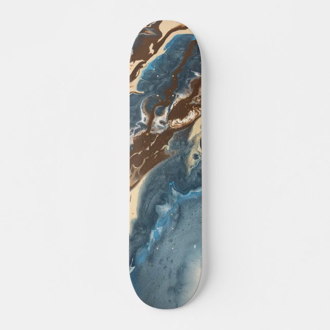 Planet Earth Skateboard (Front)