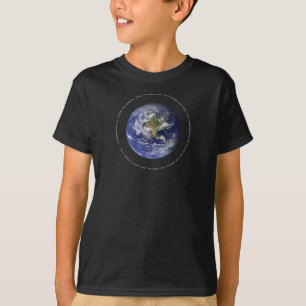 Planet Earth Space - Christian  John 3:16 Religion T-Shirt