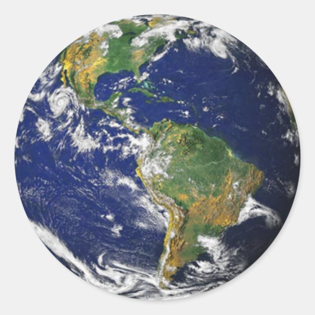 Planet Earth Space Stickers (Front)