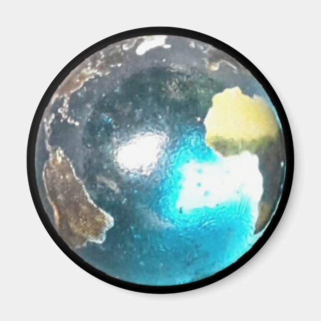 planet Earth sphere Magnet (Front)
