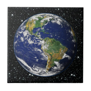 PLANET EARTH star background (solar system) ~ Tile