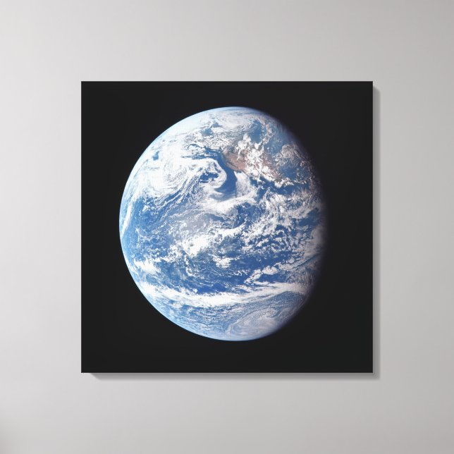 Planet Earth Taken By The Apollo 11 Crew. Canvas Print (Front)