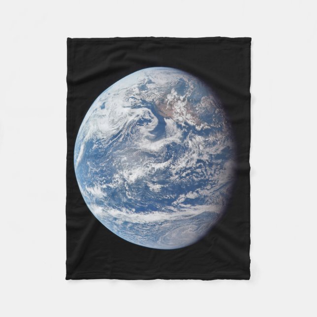 Planet Earth Taken By The Apollo 11 Crew. Fleece Blanket (Front)