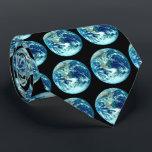 Planet Earth Tie<br><div class="desc">Planet Earth and outer solar system. Planetary bodys that surround our world. Collection of great gift ideas for those who think green and also love astronomy and space travel.</div>