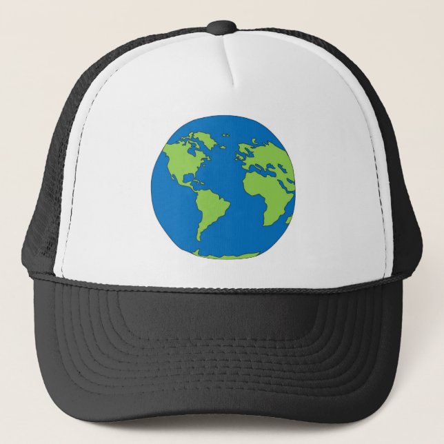 Planet Earth Trucker Hat (Front)