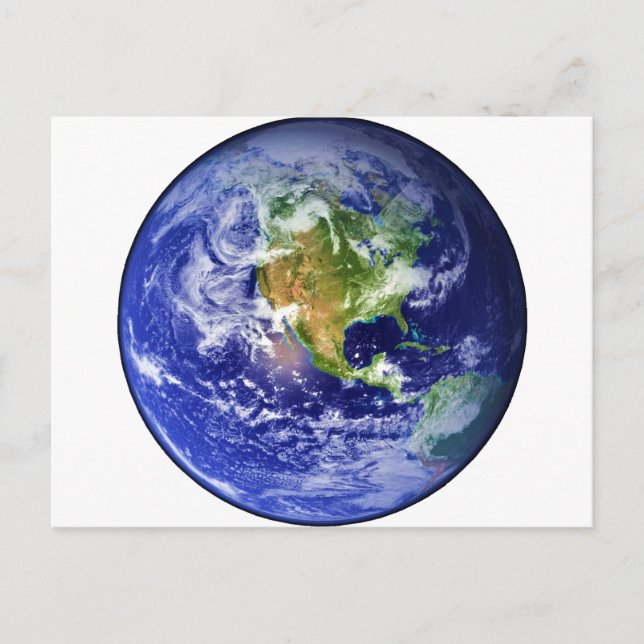 PLANET EARTH v3 (solar system) ~ Postcard (Front)