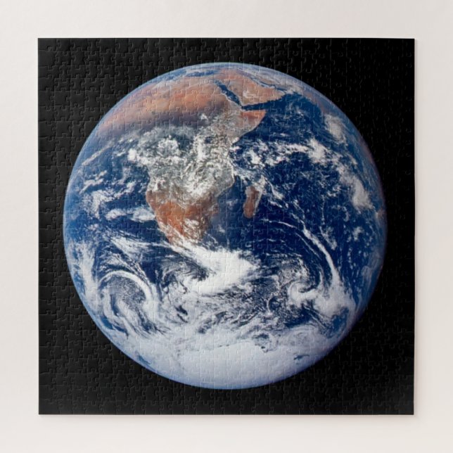 Planet Earth view from Apollo 17 Jigsaw Puzzle (Vertical)