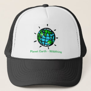 Planet EARTH - Wildthing - Conservation -Ecology Trucker Hat