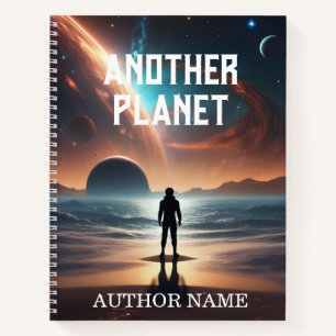 Planet Exploration Book Cover Inspiration Notebook