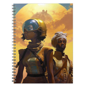 Planet Explorers Afrofuturistic Science Fiction Notebook