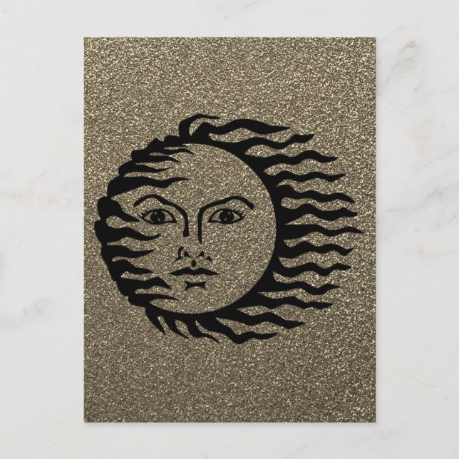 Planet Face Postcard (Front)