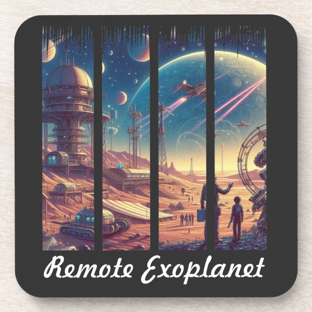 planet far away coaster (Front)
