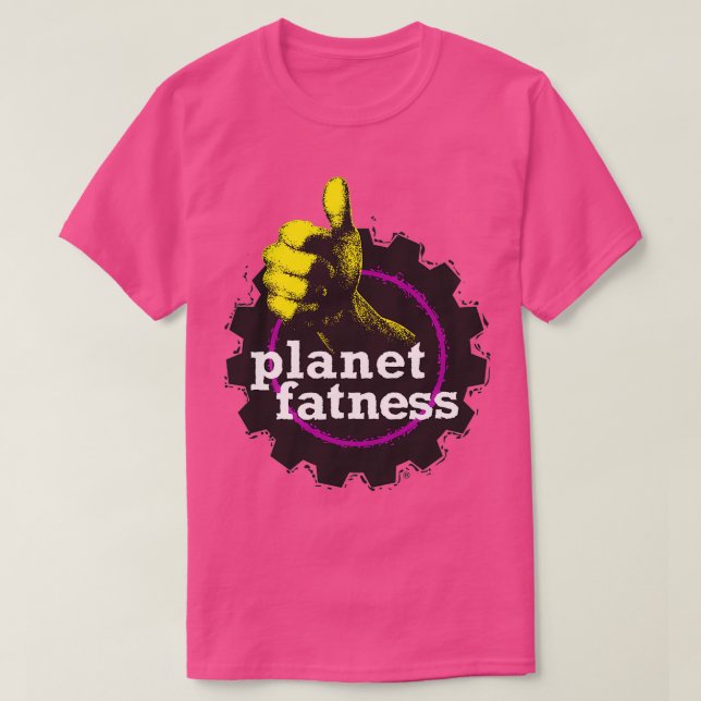 Planet Fatness 1  T-Shirt (Design Front)