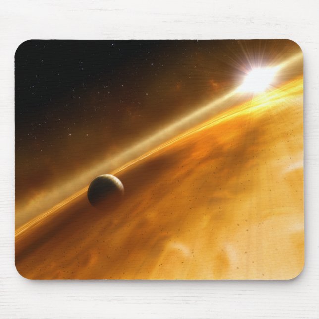 Planet Fomalhaut B Orbiting a Star Mouse Mat (Front)