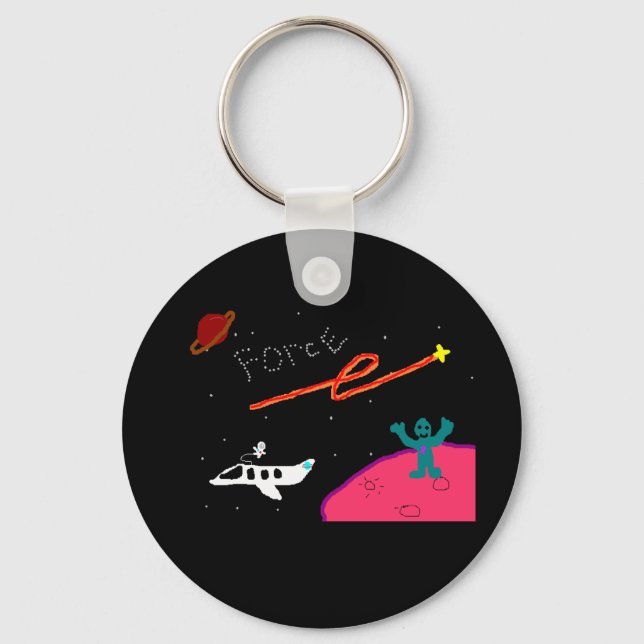 Planet FORCE keychain (Front)