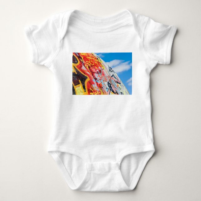 planet graffiti baby bodysuit (Front)