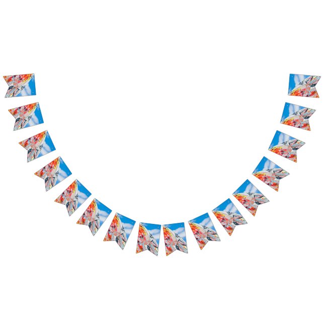 planet graffiti bunting  (All)