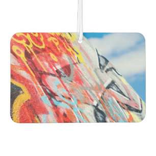 planet graffiti car air freshener