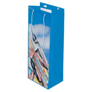 planet graffiti wine gift bag