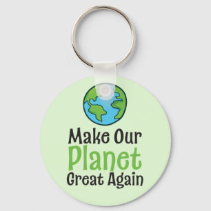 Planet Great Again 2.25" Basic Button Keychain