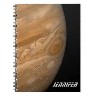 Planet Jupiter and the Great Red Spot Notebook