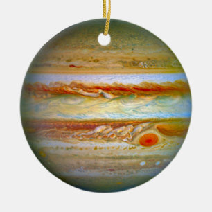 Planet Jupiter Christmas Ceramic Tree Decoration
