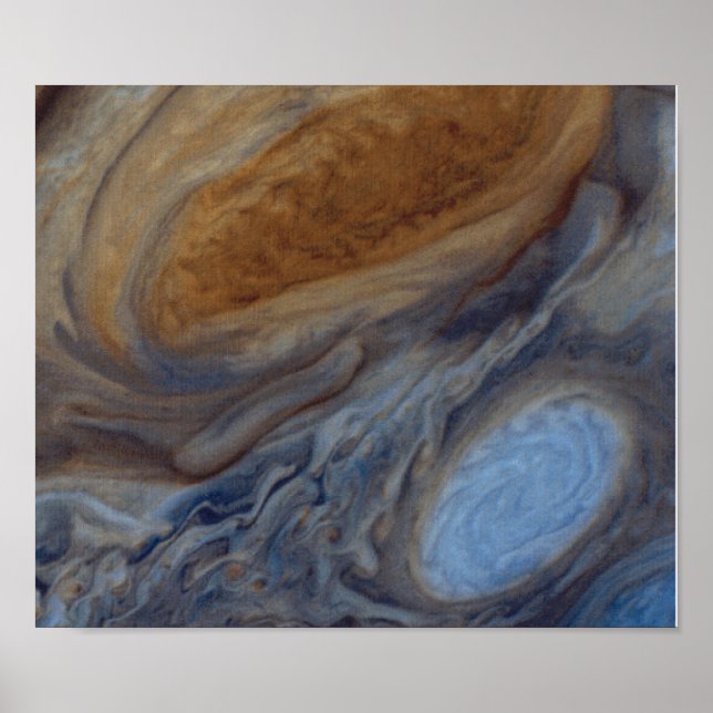 Planet Jupiter Great Red Spot Poster (Front)