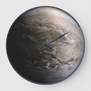 Planet Jupiter Large Clock