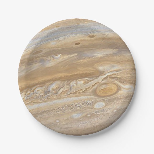 Planet Jupiter Paper Plates (Front)