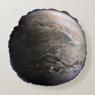 Planet Jupiter Round Cushion