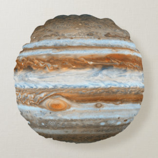 Planet Jupiter Round Cushion