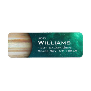 Planet Jupiter Solar System Space Return Address