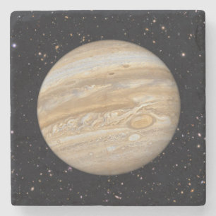 Planet Jupiter Starry Sky Stone Coaster