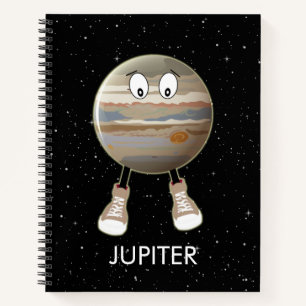 Planet Jupiter & Stars Notebook