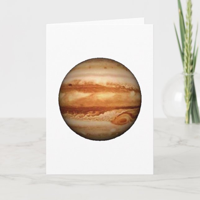 PLANET JUPITER v.3 (solar system) ~ Card (Front)