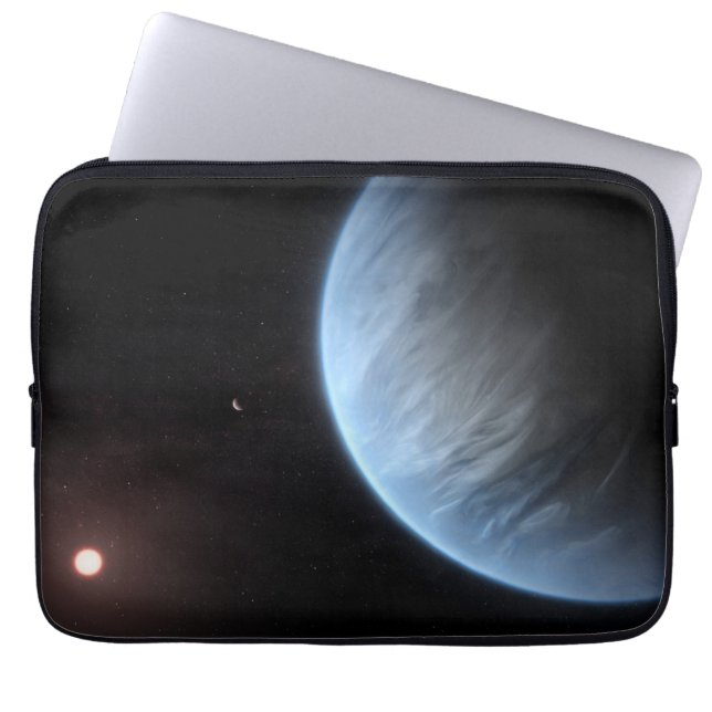 Planet K2-18b, Host Star And Accompanying Planet. Laptop Sleeve (Front)