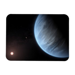 Planet K2-18b, Host Star And Accompanying Planet. Magnet