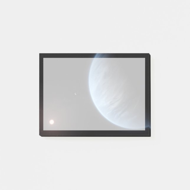 Planet K2-18b, Host Star And Accompanying Planet. Post-it Notes (Front)