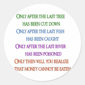 Planet Lament Classic Round Sticker