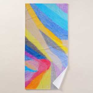 Planet Life   Bath Towel