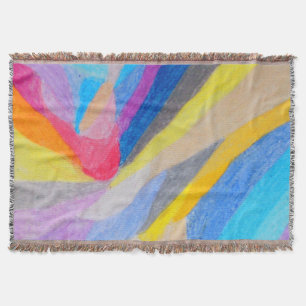 Planet Life Throw Blanket