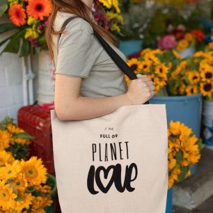 Planet Love Eco-Friendly Earth Advocates Tote Bag