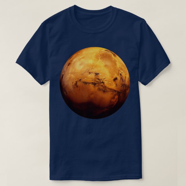 Planet Mars  Astronomy Space Science  T-Shirt (Design Front)