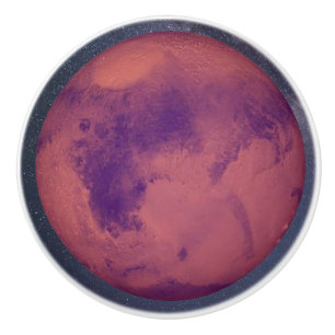 Planet Mars Ceramic Knob