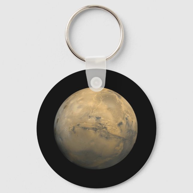 Planet Mars in the solar system NASA Key Ring (Front)