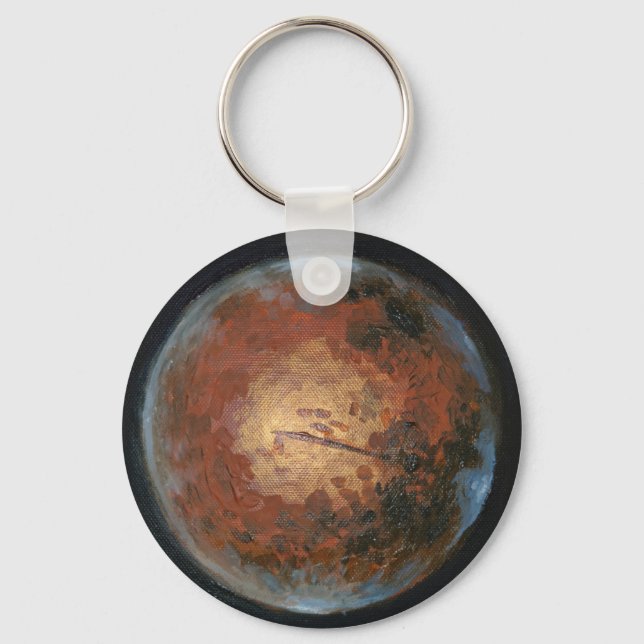 Planet Mars Key Ring (Front)