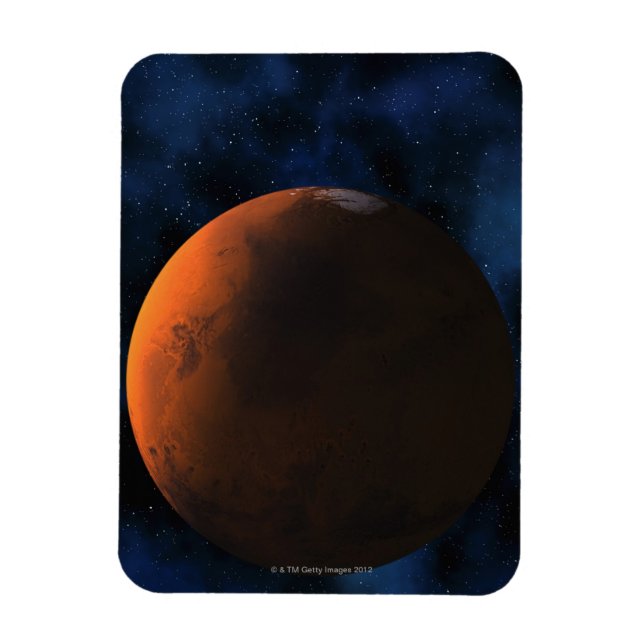 Planet mars magnet (Vertical)