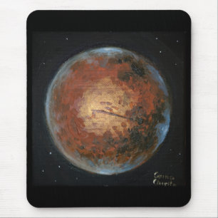 Planet Mars Mouse Mat